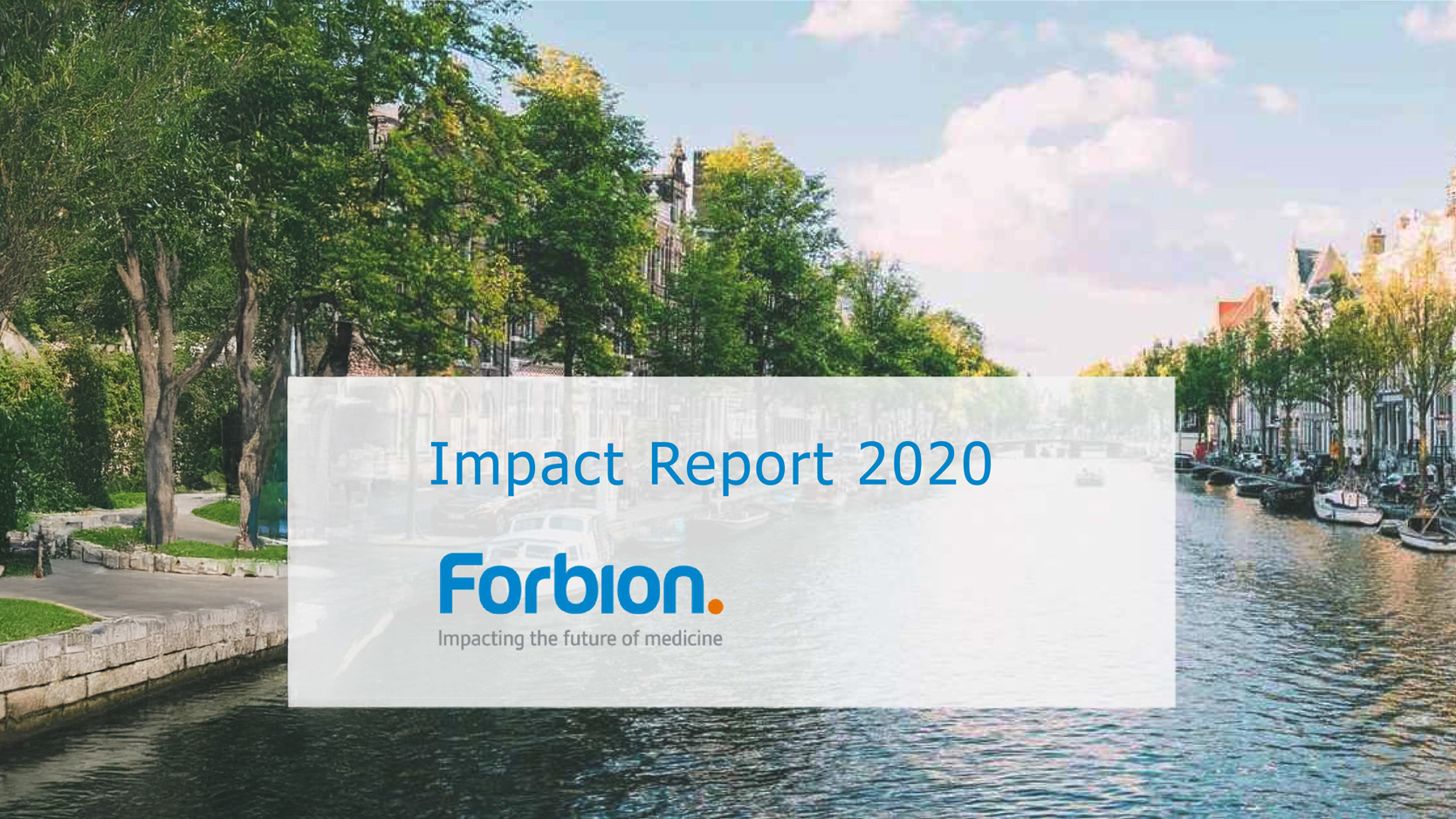 forbion impact report 2020