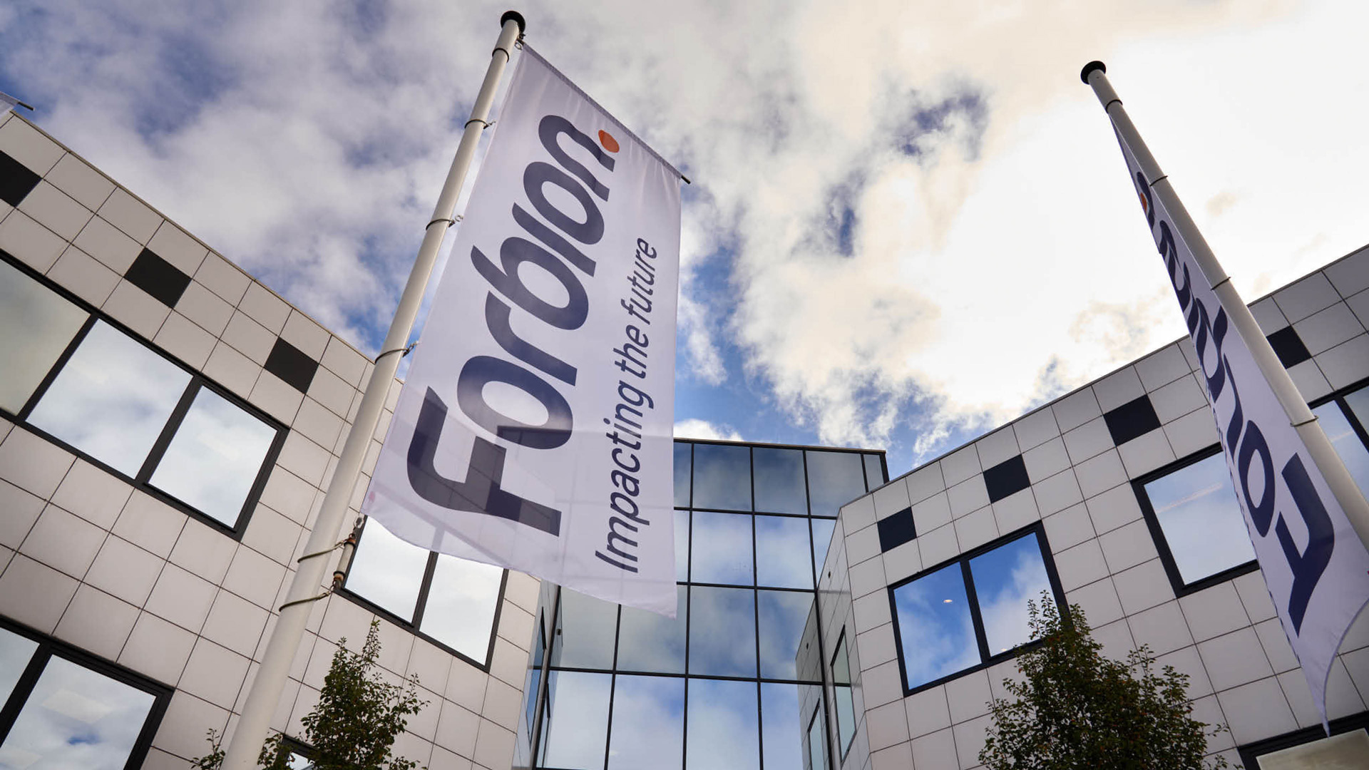 forbion office with flags