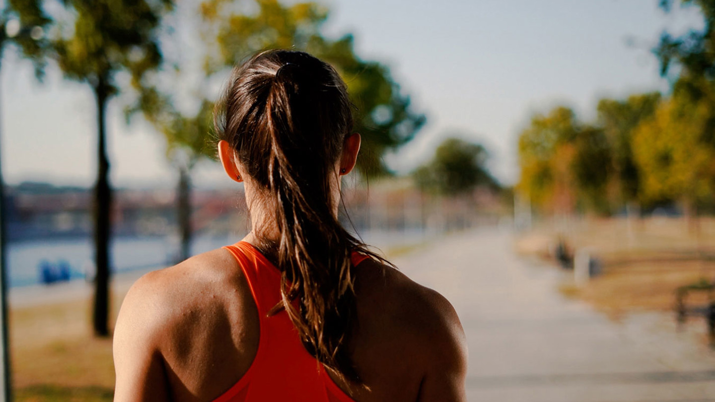 Woman running