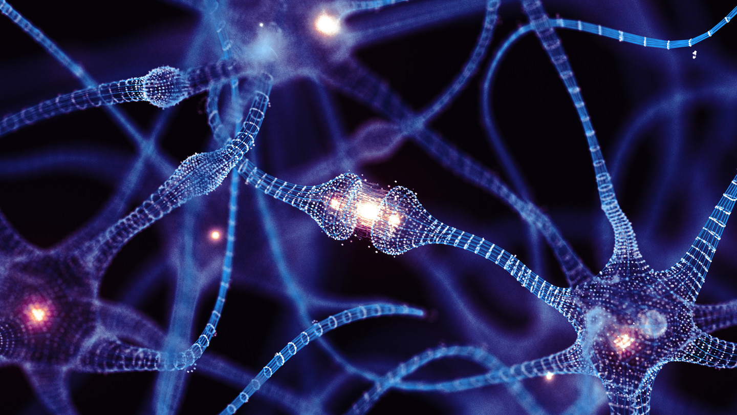 Graphic of connecting neurons