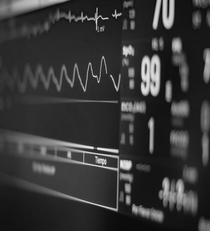 Image of heart monitor screen