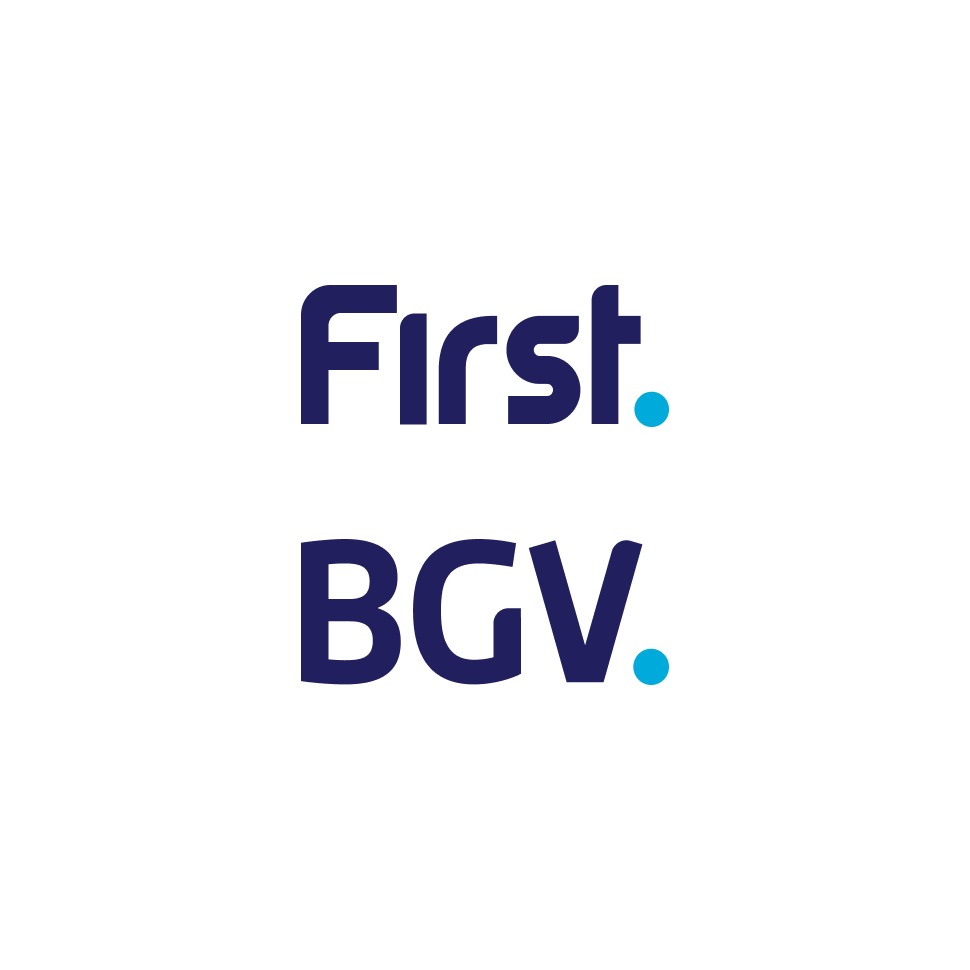 First and BGV logos